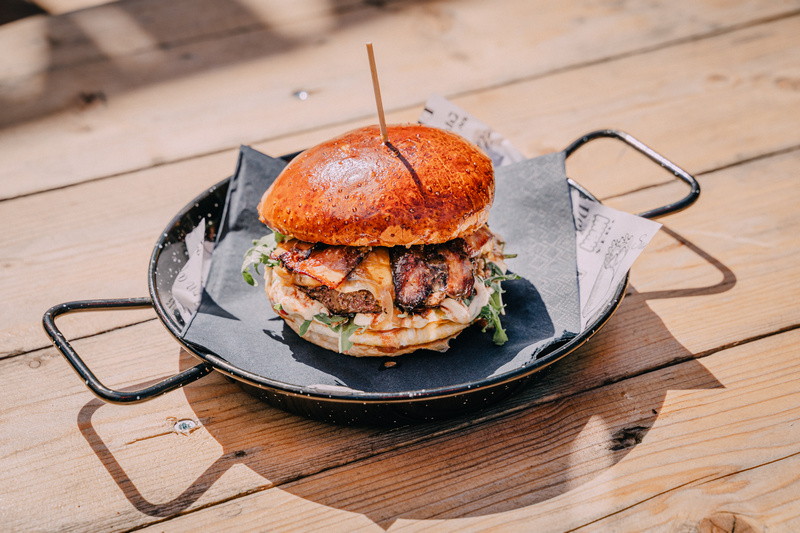 Gravy Special burger The Burger Bar