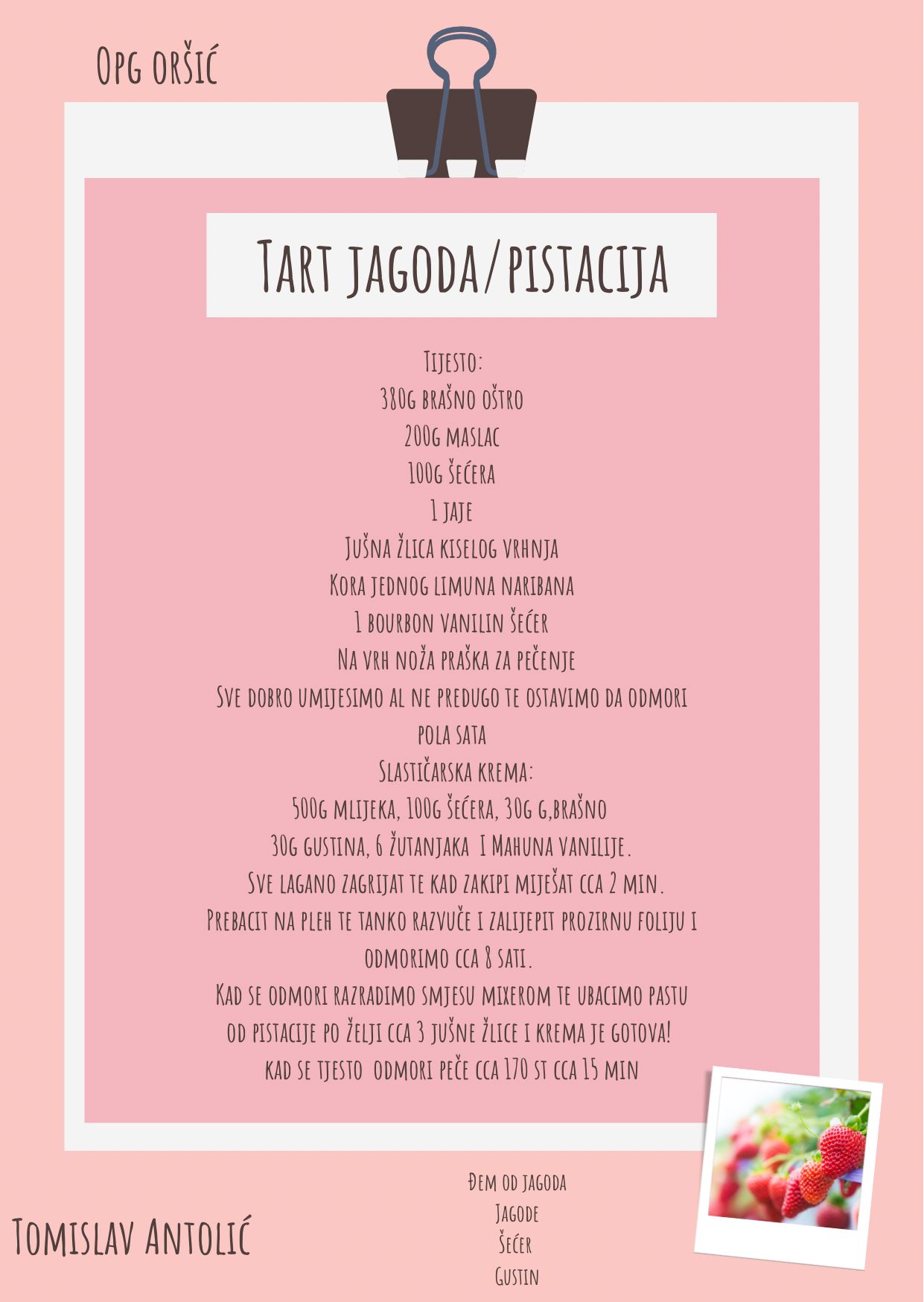 tart recept