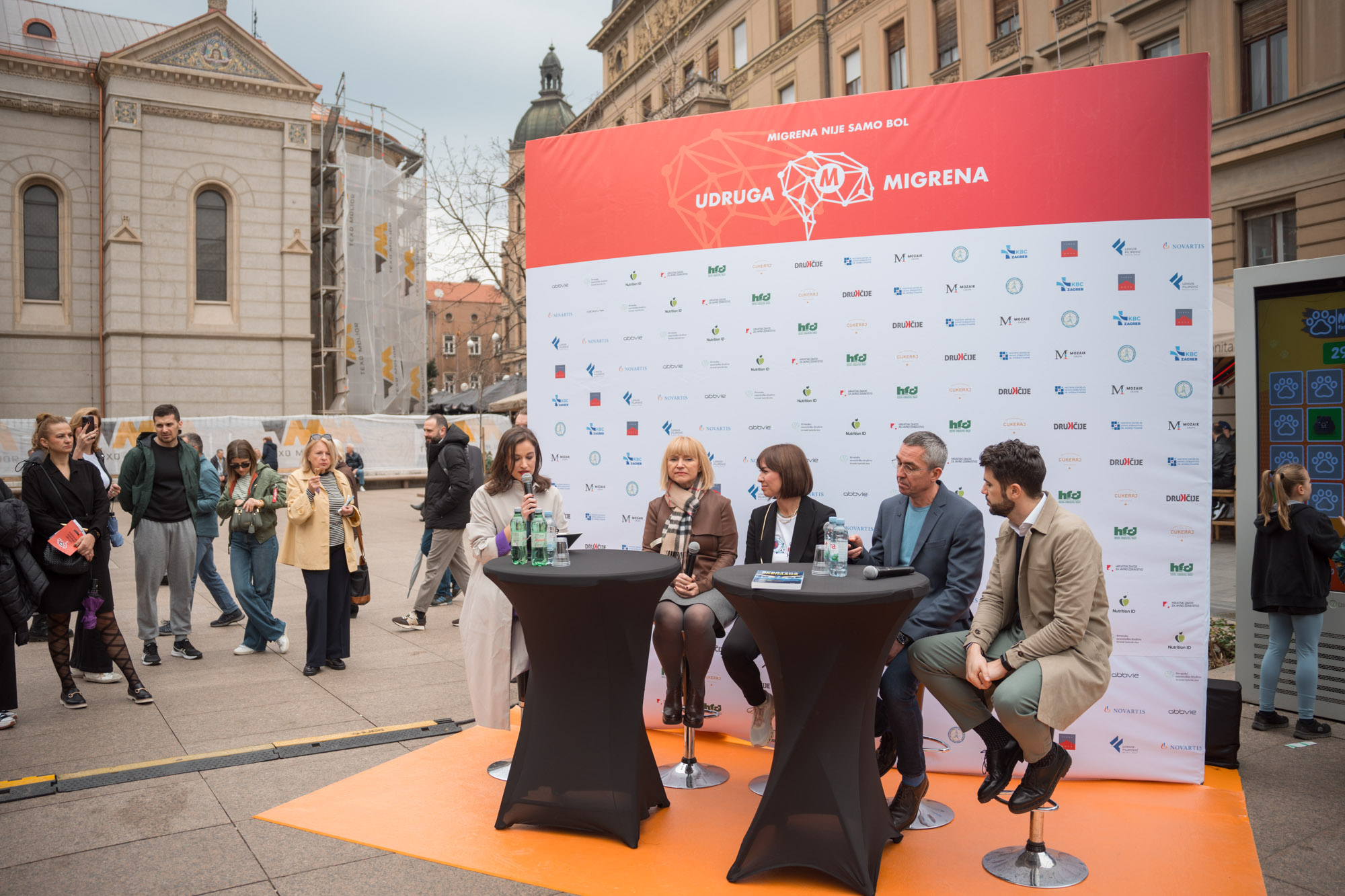 Udruga Migrena Hrvatska javnozdravstvena akcija 2024 panel