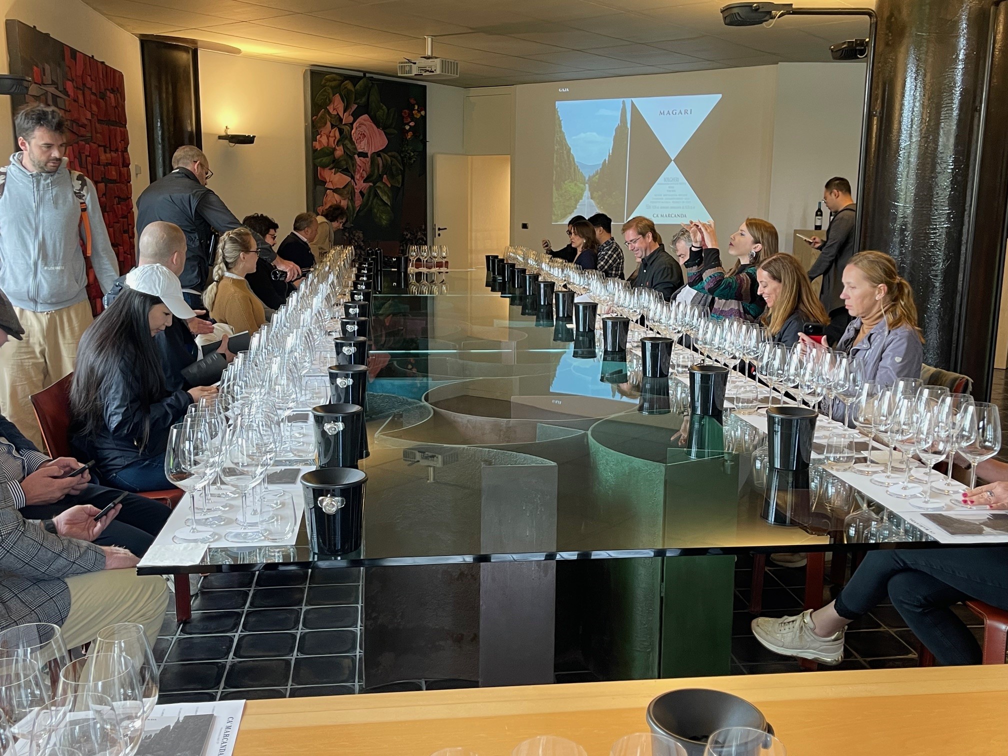 vinske degustacije za vrijeme edukacije