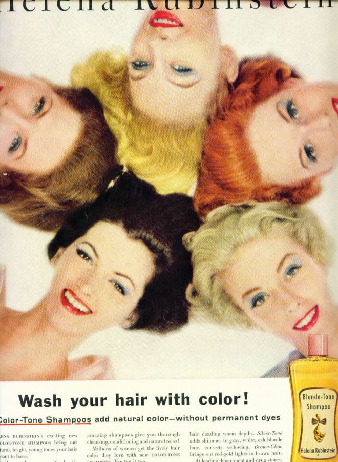 Blonde Tone Shampoo Helena Rubinstein 1957