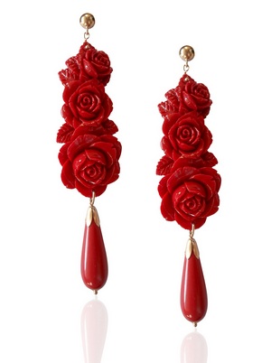 Srebrne pobakrene nausnice s koraljnom pastom i koraljima 583 kn zlatarne Zaks 1 cr