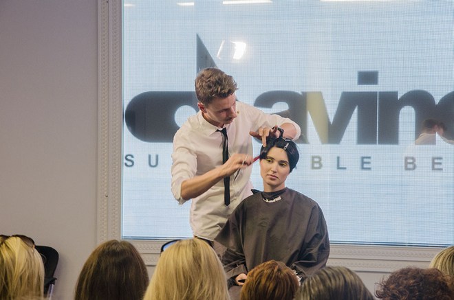 davines show backstage 1