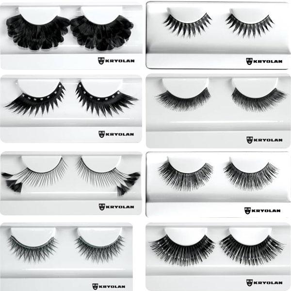 Kryolan Holiday 2010 False eyelashes collection