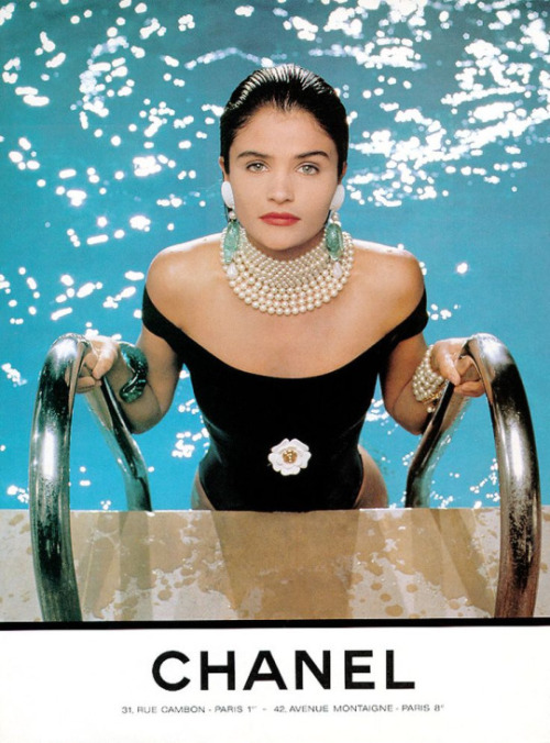 Helena Christensen by Karl Lagerfeld for Chanel 1990