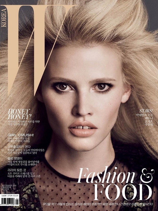 Lara-Stone-W-Korea-September-2015-Cover02