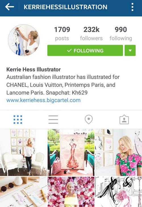 INSTA LIFE KERRIE HESS 1