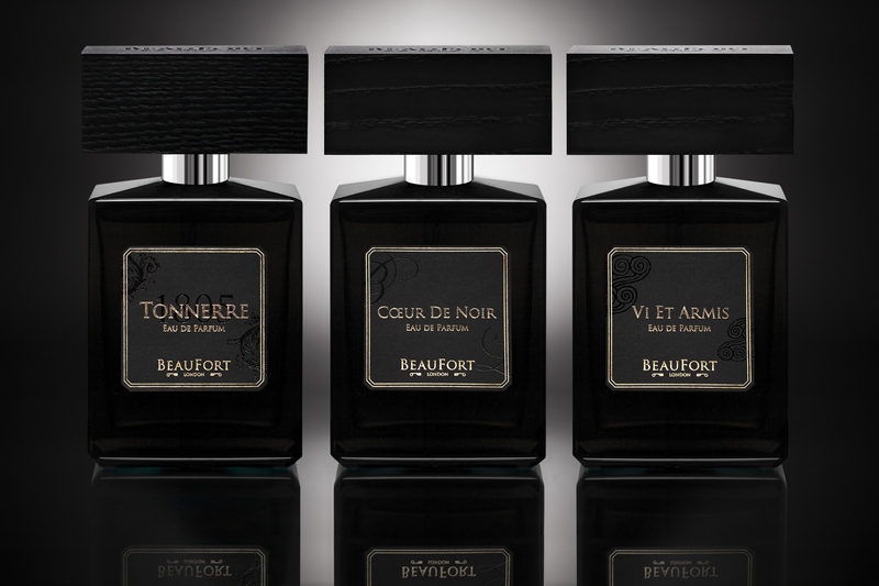 PRINT ONLY BeauFort London 3 BLACK BOTTLES Eau de Parfum by Andrew Ogilvy Photography 4