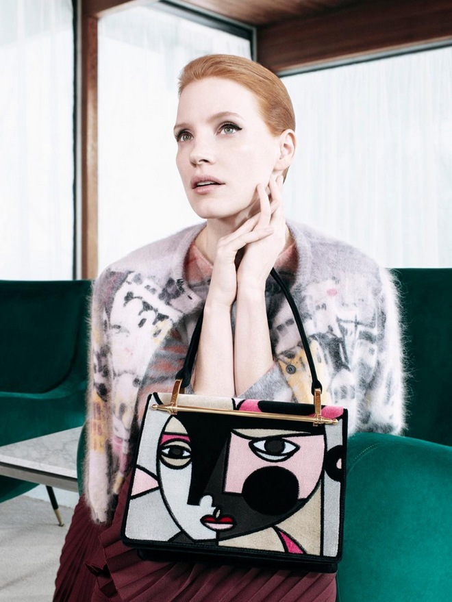 Jessica Chastain Prada Pre Fall 2017 Campaign01