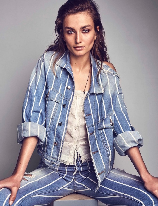 Andreea Diaconu Denim Vogue Mexico August 2017 Cover Editorial01