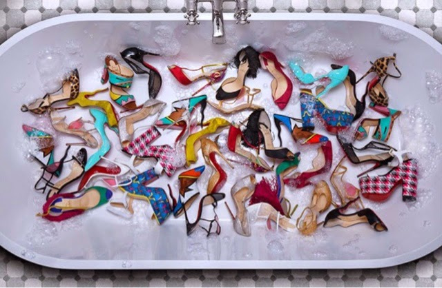 005428 ChristianLouboutinRedSiliconeSpikeHeelsAnkleBoots 4 master