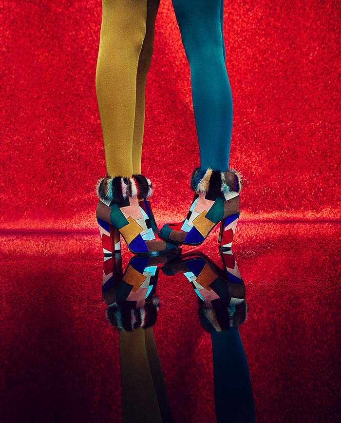 005428 ChristianLouboutinRedSiliconeSpikeHeelsAnkleBoots 4 master