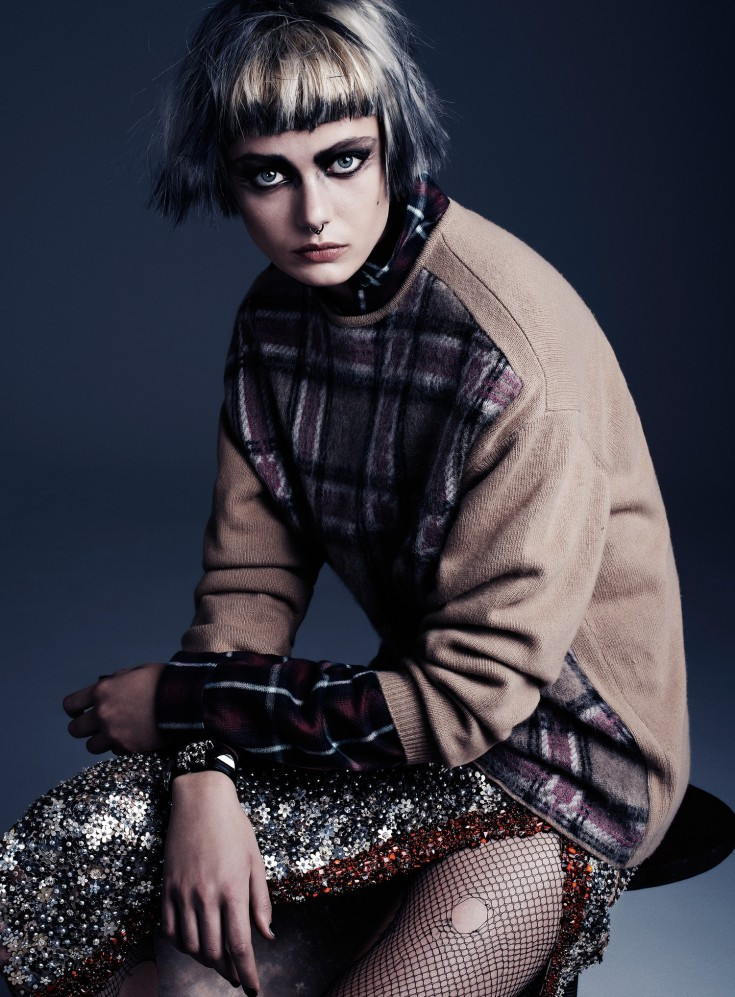 Frida-Gustavsson-by-Steven-Pan-Punk-Attitude-Flair-6-Fall-2013-2-735x997