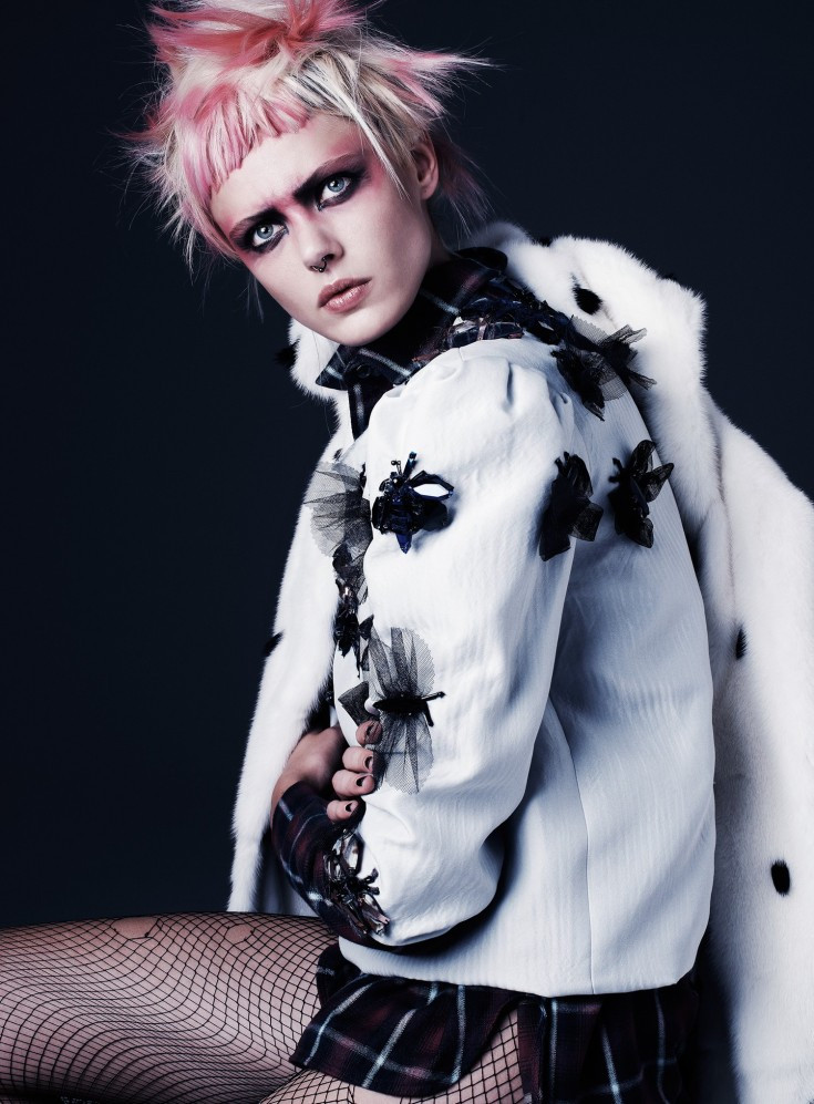 Frida-Gustavsson-by-Steven-Pan-Punk-Attitude-Flair-6-Fall-2013-3-735x997