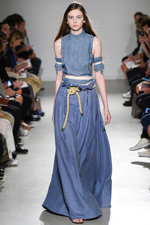 03-veronique-branquinho-denim-ruffled-shirt-maxi-skirt-spring-2015-h724