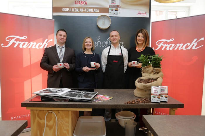 Ivica Srakočić marketing manager Lada Gumhalter direktorica razvoja barist Josip Novačić i Antonija Mandić